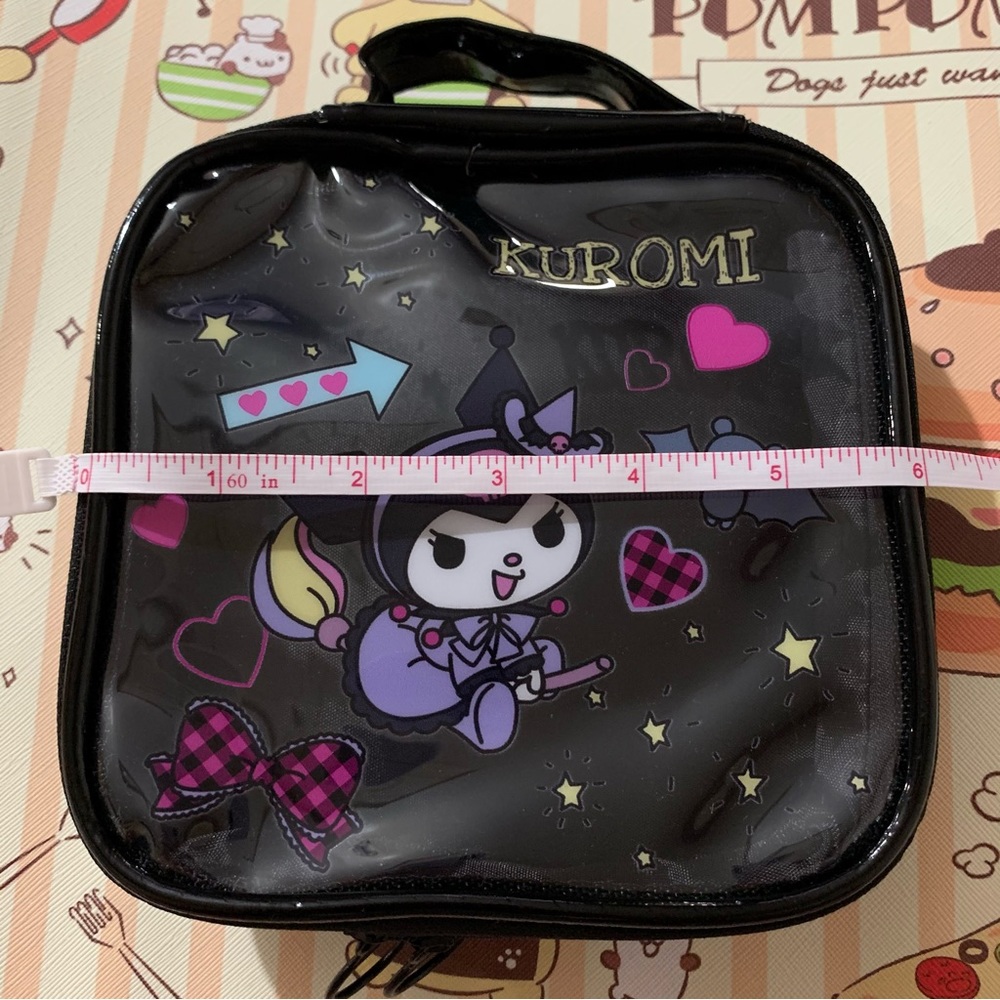 Kuromi Small Square Black Makeup Bag - Picture 12 of 15